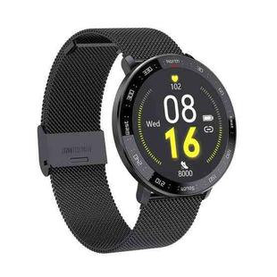 ZL03 1.3 inch IPS Color Screen IP67 Waterproof Smart Watch, Support Sleep Monitor / Heart Rate Monitor / Blood Pressure Monitor, Style: Steel Strap(Black)