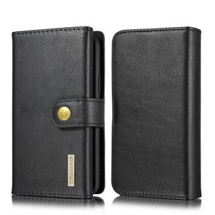 For iPhone 11 Pro DG.MING Triple Fold Crazy Horse Texture Magnetic Horizontal Flip Leather Case with Holder & Card Slots & Wallet(Black)