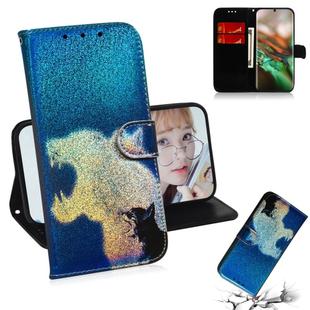 Colored Drawing Pattern Colorful Magnetic Buckle Horizontal Flip PU Leather Case with Holder & Card Slots & Wallet & Lanyard For Galaxy Note 10 / 10 5G(Cat and Leopard)