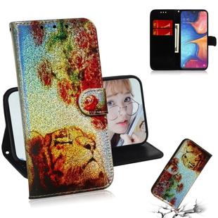 Colored Drawing Pattern Colorful Magnetic Buckle Horizontal Flip PU Leather Case with Holder & Card Slots & Wallet & Lanyard For  Galaxy A10e / A20e(Tiger Rose)