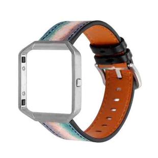 For Fitbit Blaze Men Customized Watch Band Watch Band(Green Bar)