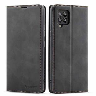 For Samsung Galaxy A42 5G Forwenw Dream Series Oil Edge Strong Magnetism Horizontal Flip Leather Case with Holder & Card Slots & Wallet & Photo Frame(Black)