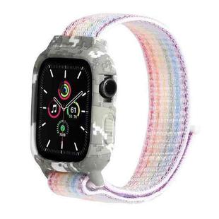 Nylon Wrist Strap Watch Band For Apple Watch Ultra 49mm / Series 8&7 45mm / SE 2&6&SE&5&4 44mm / 3&2&1 42mm(Colorful)