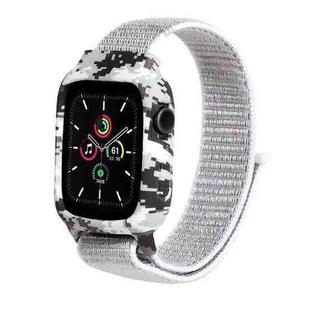 Nylon Wrist Strap Watch Bands For Apple Watch Series 7 41mm / 6 & SE & 5 & 4 40mm / 3 & 2 & 1 38mm(Seashell)
