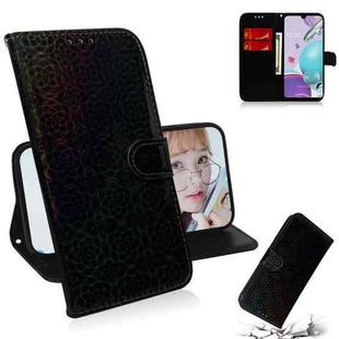 For LG K31 / Aristo 5 Solid Color Colorful Magnetic Buckle Horizontal Flip PU Leather Case with Holder & Card Slots & Wallet & Lanyard(Black)