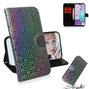 For LG K31 / Aristo 5 Solid Color Colorful Magnetic Buckle Horizontal Flip PU Leather Case with Holder & Card Slots & Wallet & Lanyard(Silver)