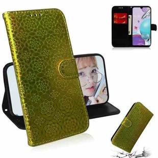 For LG K31 / Aristo 5 Solid Color Colorful Magnetic Buckle Horizontal Flip PU Leather Case with Holder & Card Slots & Wallet & Lanyard(Gold)