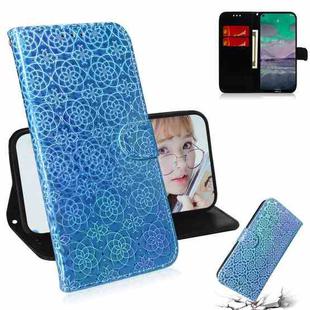 For Nokia 3.4 Solid Color Colorful Magnetic Buckle Horizontal Flip PU Leather Case with Holder & Card Slots & Wallet & Lanyard(Sky Blue)