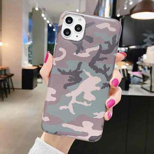 For iPhone 11 Pro Max Shockproof IMD Camouflage TPU Protective Case (Brown)