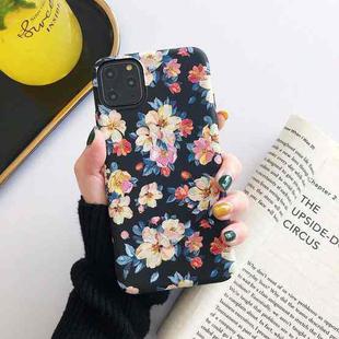 Painting Flower PC Phone Protective Case For iPhone 11 Pro(Ink Flower)