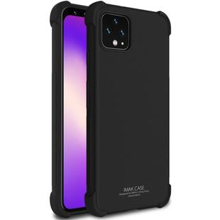 For Google Pixel 4 XL IMAK All-inclusive Shockproof Airbag TPU Case(Frosted Black)