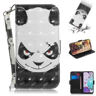 For LG K31 3D Colored Drawing Horizontal Flip Leather Case with Holder & Card Slots & Wallet & Lanyard(Angry Bear)