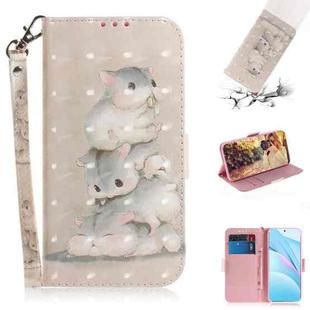 For Xiaomi Mi 10T Lite 5G 3D Colored Drawing Horizontal Flip Leather Case with Holder & Card Slots & Wallet & Lanyard(Squirrels)