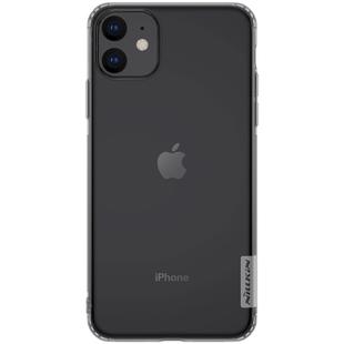 For iPhone 11 NILLKIN Nature TPU Transparent Soft Protective Case(Grey)