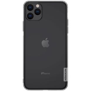 For iPhone 11 Pro Max NILLKIN Nature TPU Transparent Soft Protective Case(Grey)
