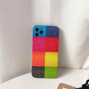 Color Water-drop Pattern Protective Case For iPhone 12 Pro