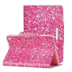 For Amazon Kindle Fire HD 8 (2020) Colored Drawing Pattern Horizontal Flip Leather Case with Holder & Card Slots & Wallet(Pink Sand)