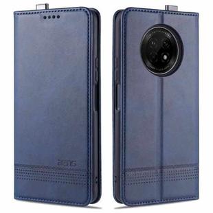 For Huawei Enjoy 20 Plus 5G AZNS Magnetic Calf Texture Horizontal Flip Leather Case with Card Slots & Holder & Wallet(Dark Blue)