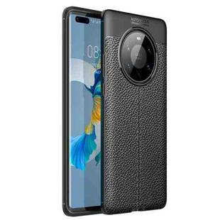 For Huawei Mate 40 Pro Plus Litchi Texture TPU Shockproof Case(Black)