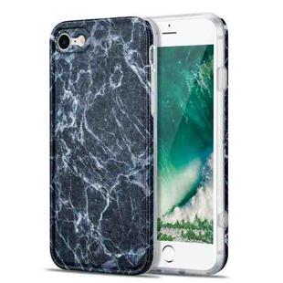 TPU Glossy Marble Pattern IMD Protective Case For iPhone 8 / 7(Dark Grey)