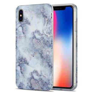 TPU Glossy Marble Pattern IMD Protective Case For iPhone XS Max(Earthy Grey)