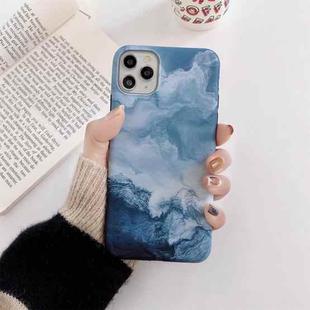 For iPhone 12 Pro Max Natural Landscape Pattern IMD Workmanship TPU Protective Case(Cloud)
