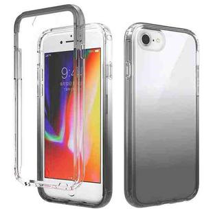 Shockproof  High Transparency Two-color Gradual Change PC+TPU Candy Colors Protective Case For iPhone 6 / 6s(Black)