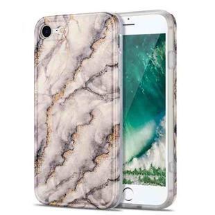 TPU Gilt Marble Pattern Protective Case For iPhone 8 / 7(Grey)