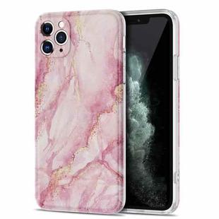 TPU Gilt Marble Pattern Protective Case For iPhone 11 Pro(Pink)