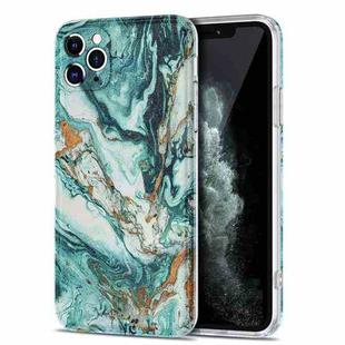 TPU Gilt Marble Pattern Protective Case For iPhone 11 Pro(Green)