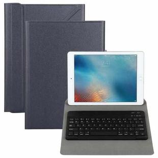 Universal Detachable Bluetooth Keyboard + Leather Tablet Case without Touchpad for iPad 9-10 inch, Specification:Black Keyboard(Black)