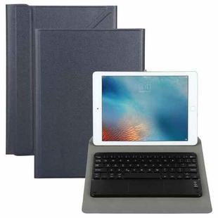 Universal Detachable Bluetooth Keyboard + Leather Tablet Case with Touchpad for iPad 9-10 inch, Specification:Black Keyboard(Black)