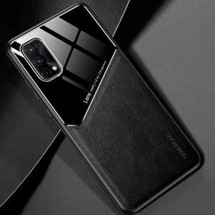 For OPPO Realme X7 All-inclusive Leather + Organic Glass Protective Case with Metal Iron Sheet(Black)