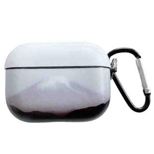 Cold Wind Style Waves Series Earphone Protective Case for AirPods Pro, with Hook(White)