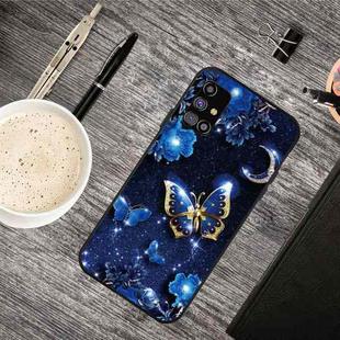 For Samsung Galaxy M51 Oil Embossed Coloured Drawing Pattern Shockproof  TPU Protective Case(Phnom Penh Butterfly)