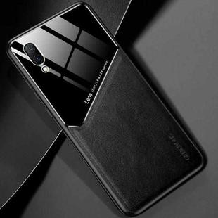 For vivo X23 / X21UD All-inclusive Leather + Organic Glass Protective Case with Metal Iron Sheet(Black)