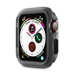 Silicone Frame Protective Case For Apple Watch Series 6 & SE & 5 & 4 44mm(Black)