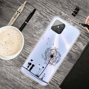 For Huawei Nova 8 SE Colored Drawing Clear TPU Protective Cases(Dandelion)