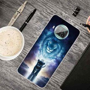 For Xiaomi Mi 10T Lite 5G Colored Drawing Clear TPU Protective Cases(The Lion King)