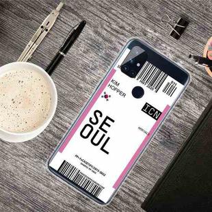 For OnePlus Nord N10 5G Boarding Pass Series TPU Phone Protective Case(Flag Seoul)