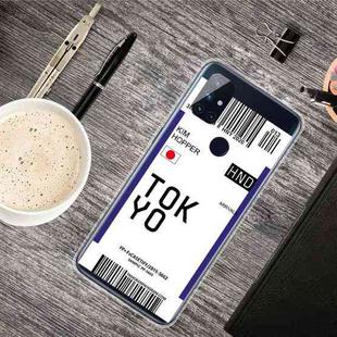 For OnePlus Nord N10 5G Boarding Pass Series TPU Phone Protective Case(Flag Tokyo)