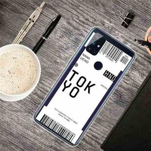 For OnePlus Nord N10 5G Boarding Pass Series TPU Phone Protective Case(Tokyo)