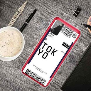 For Samsung Galaxy A02s Boarding Pass Series TPU Phone Protective Case(Tokyo)