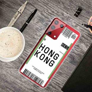 For Samsung Galaxy S21 5G Boarding Pass Series TPU Phone Protective Case(Hong Kong)