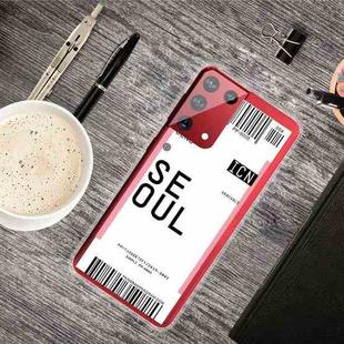 For Samsung Galaxy S21+ 5G Boarding Pass Series TPU Phone Protective Case(Seoul)