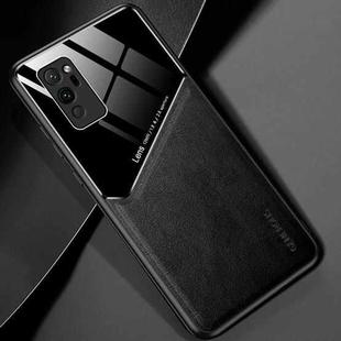 For Huawei Honor Play4 Pro / V30 Pro All-inclusive Leather + Organic Glass Protective Case with Metal Iron Sheet(Black)