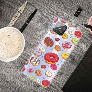 For Huawei Nova 8 SE Shockproof Painted Transparent TPU Protective Case(Donuts)