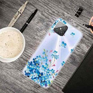For Huawei Nova 8 SE Shockproof Painted Transparent TPU Protective Case(Star Flower)