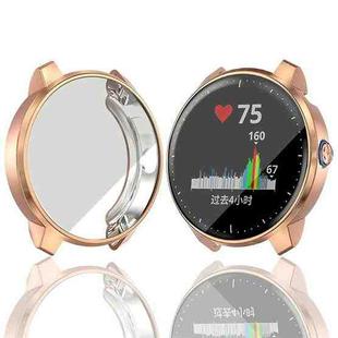 For Garmin Vivoactive 3 Music Version TPU Protective Case(Rose Gold)