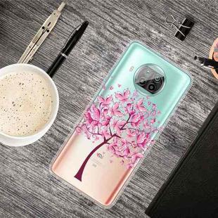 For Xiaomi Mi 10T Lite 5G Shockproof Painted Transparent TPU Protective Case(Butterfly Tree)